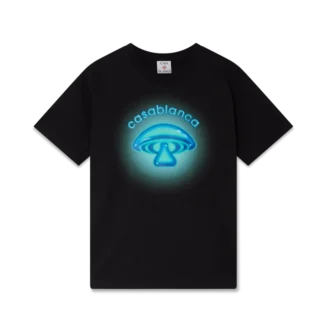 Airbrush Mushroom Logo kortärmad T-shirt