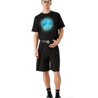 Airbrush Mushroom Logo kortärmad T-shirt