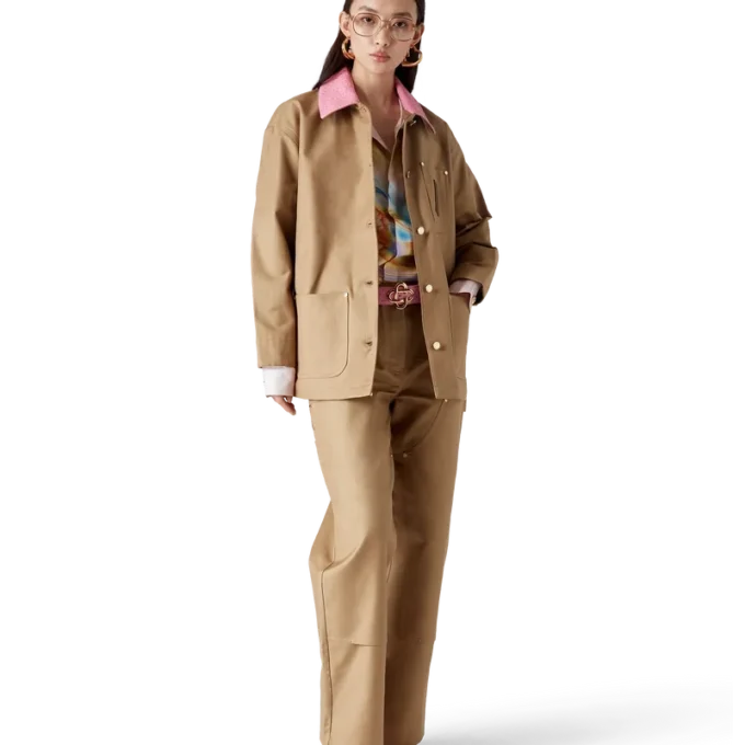 Arbetsjacka i bomull