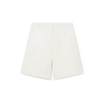 Avslappnade skräddarsydda shorts i ull