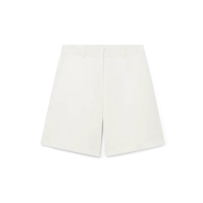 Avslappnade skräddarsydda shorts i ull