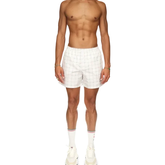 Badbyxor med tennismönster