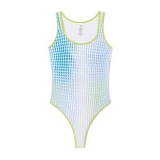 Baddräkt med gradienttryck