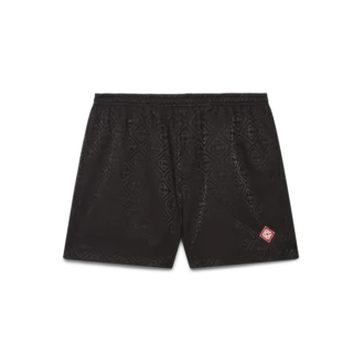 Badshorts i Monogram-jacquard