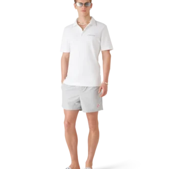 Badshorts i Monogram-jacquard