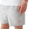Badshorts i Monogram-jacquard