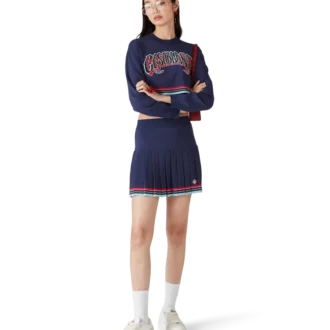 Baseballplisserad kjol