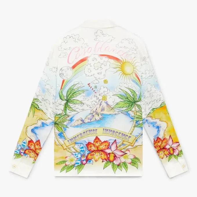 Better Days långärmad silkesskjorta