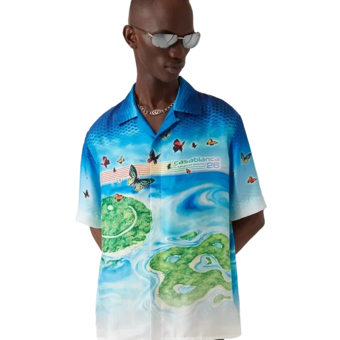 Beyond Destiny kortärmad silkeskjorta