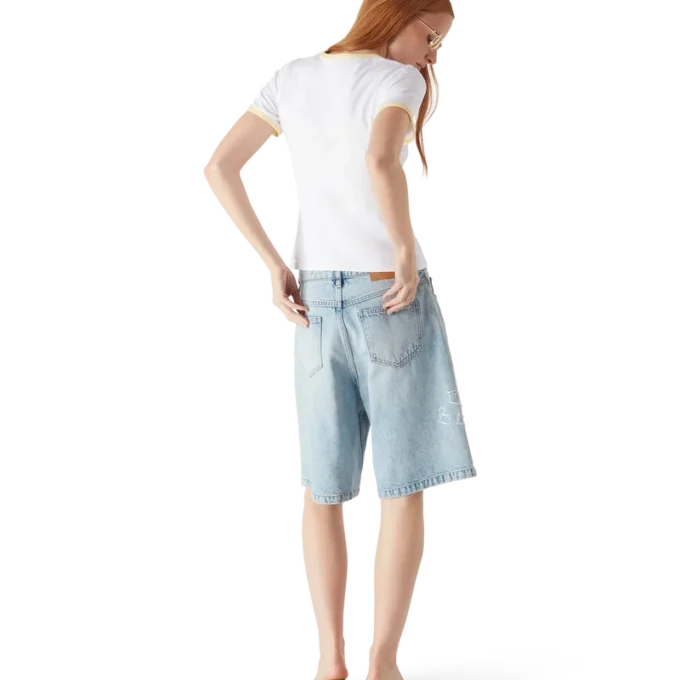 Beyond Destiny Longline Ringer kortärmad T-shirt Beyond Destiny Longline Ringer kortärmad T-shirt