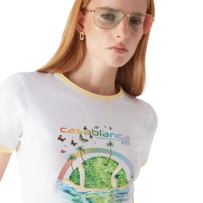 Beyond Destiny Longline Ringer kortärmad T-shirt Beyond Destiny Longline Ringer kortärmad T-shirt