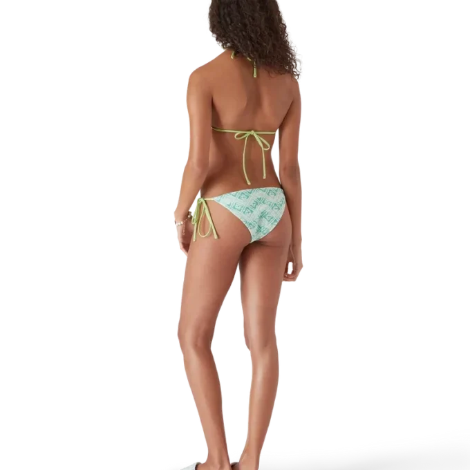 Bikinibotten med vågigt monogram