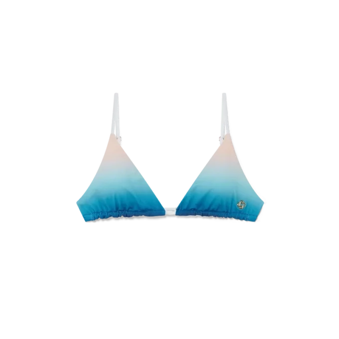 Bikinitopp med färgövergång