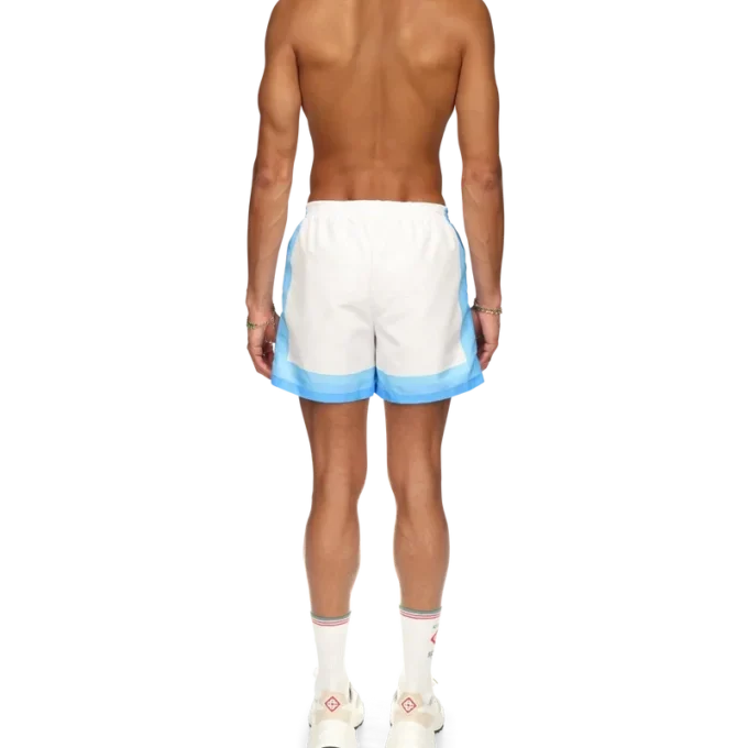 Blå badbyxor med färgövergång