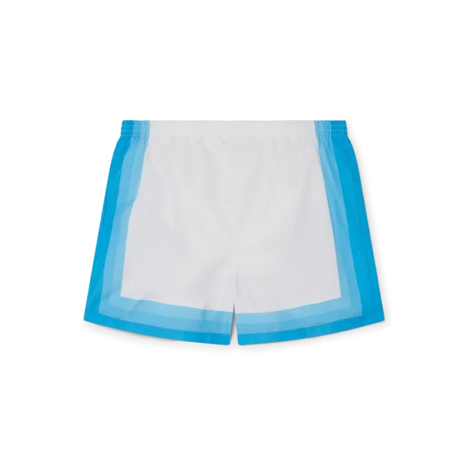 Blå badbyxor med färgövergång