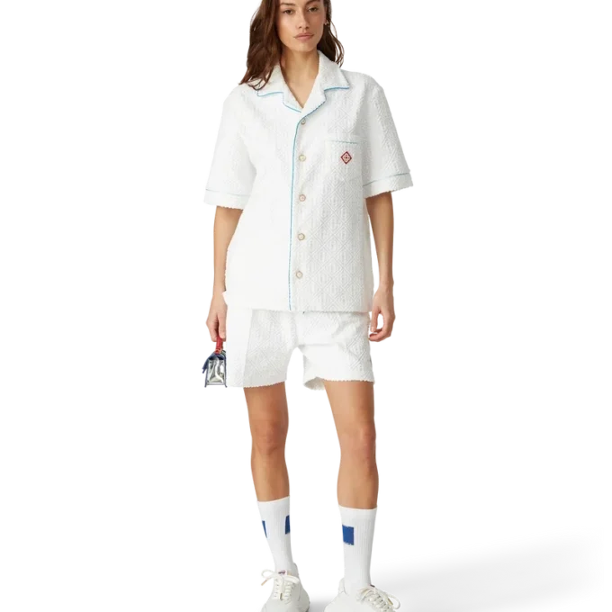 Blå Casa Square-strumpor