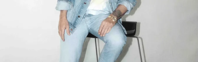 Blå tie-dye-oversized T-shirt med korta ärmar och CC Smile-tryck