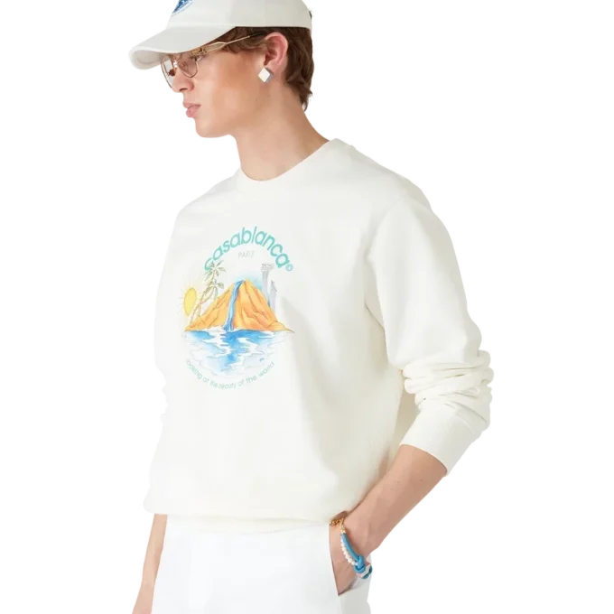 Blått knutet pärlarmband Blått knutet pärlarmband