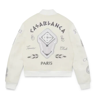 Bomberjacka i chenille-patchwork