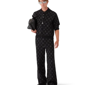 Bomberjacka i monogramjacquard