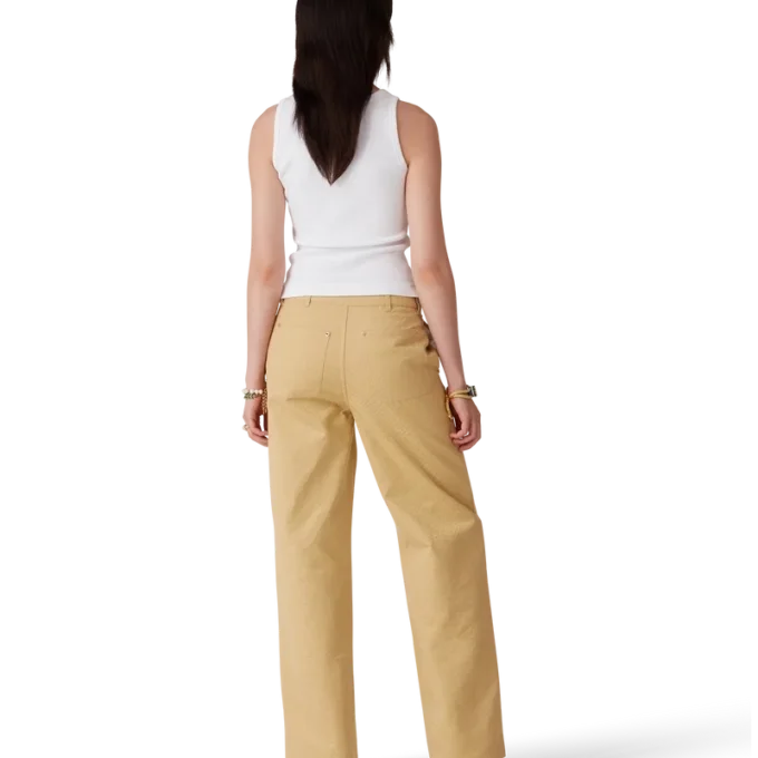 Bomullsbyxor med monogramjacquard