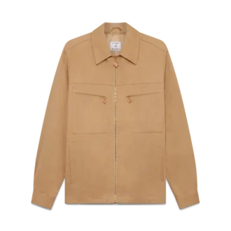 Bomullsjacka med dragkedja