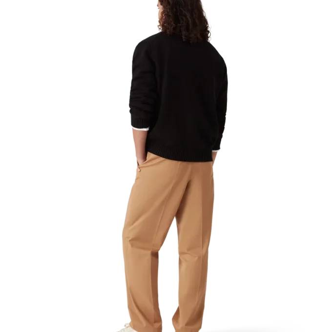 Bomullströja med broderad svamp