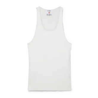 Bouclé-ribbad väst