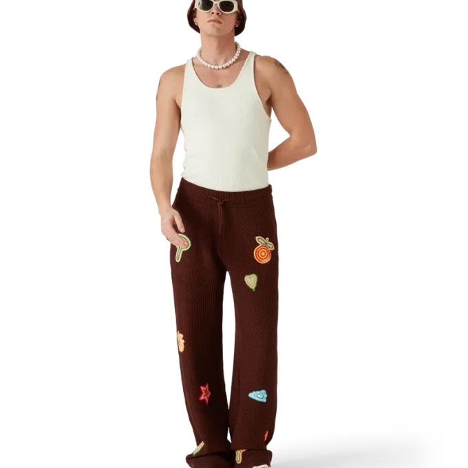 Bouclé-ribbad väst