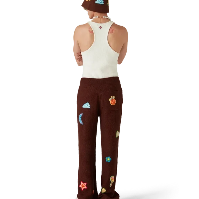 Bouclé-ribbad väst