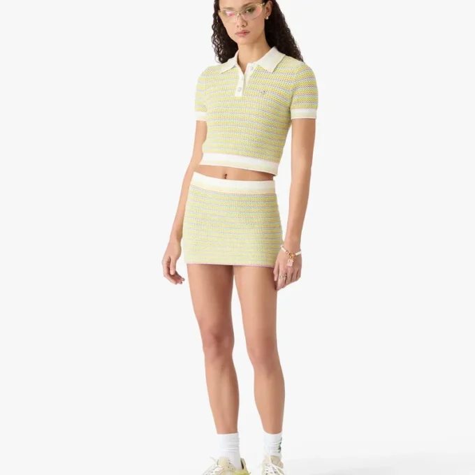 Bourgeois randig minikjol