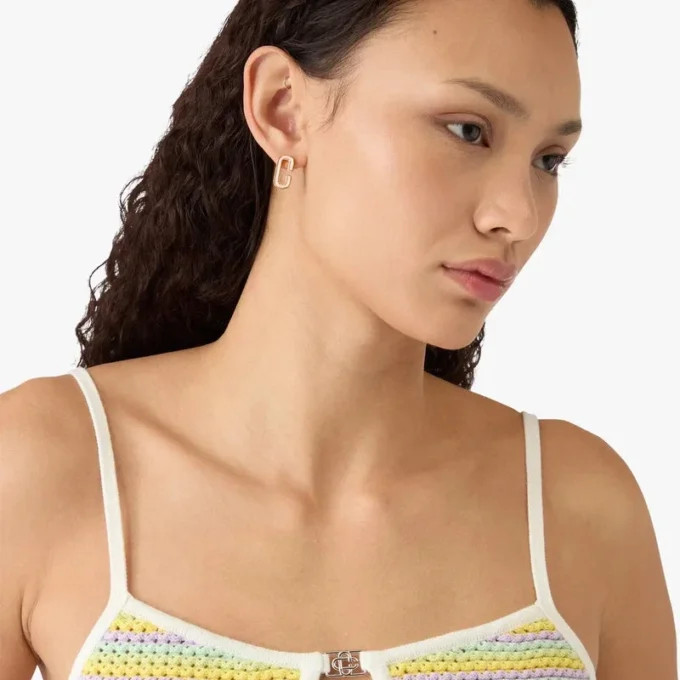 Bourgeois randig miniklänning