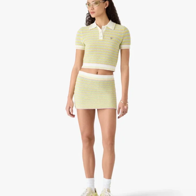 Bourgeois randiga pikétröja