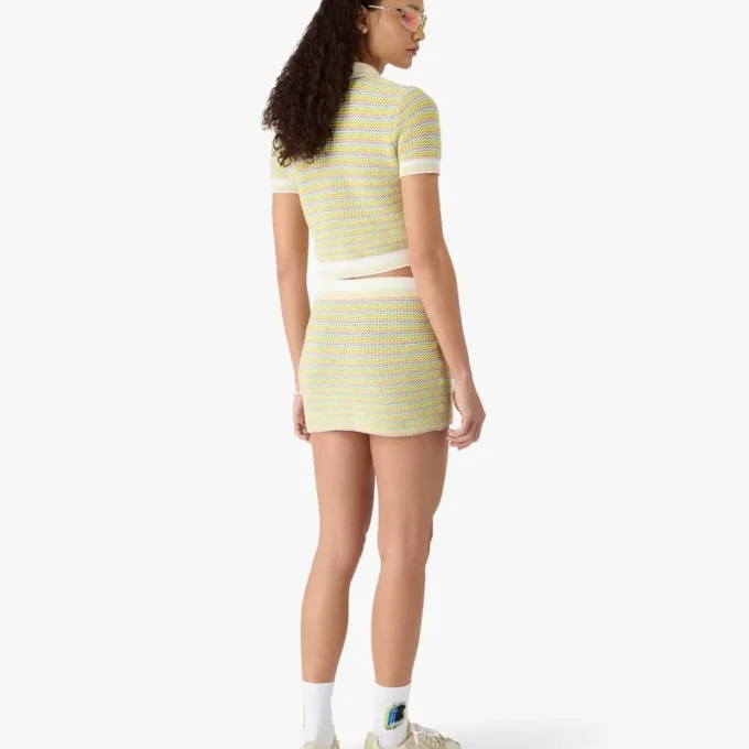 Bourgeois randiga pikétröja