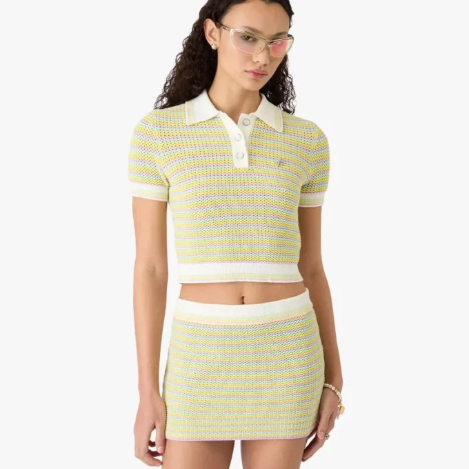 Bourgeois randiga pikétröja