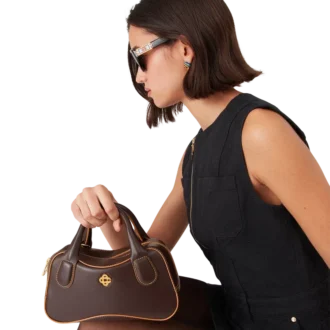 Brun Micro Bowling-väska