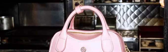 Brun Micro Bowling-väska