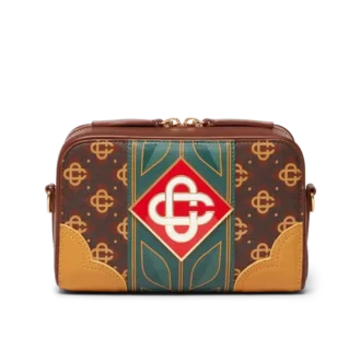 Brun Monogram-crossbodyväska