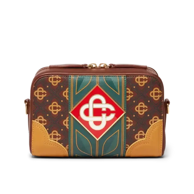 Brun Monogram-crossbodyväska Brun Monogram-crossbodyväska