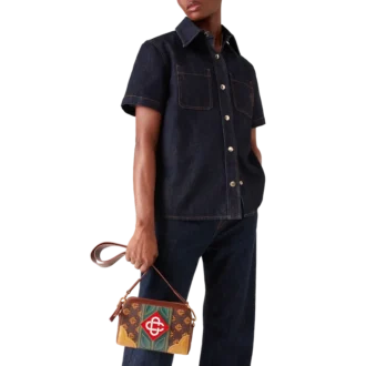 Brun Monogram-crossbodyväska