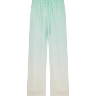 Byxor i jacquardtyg med gradientmonogram