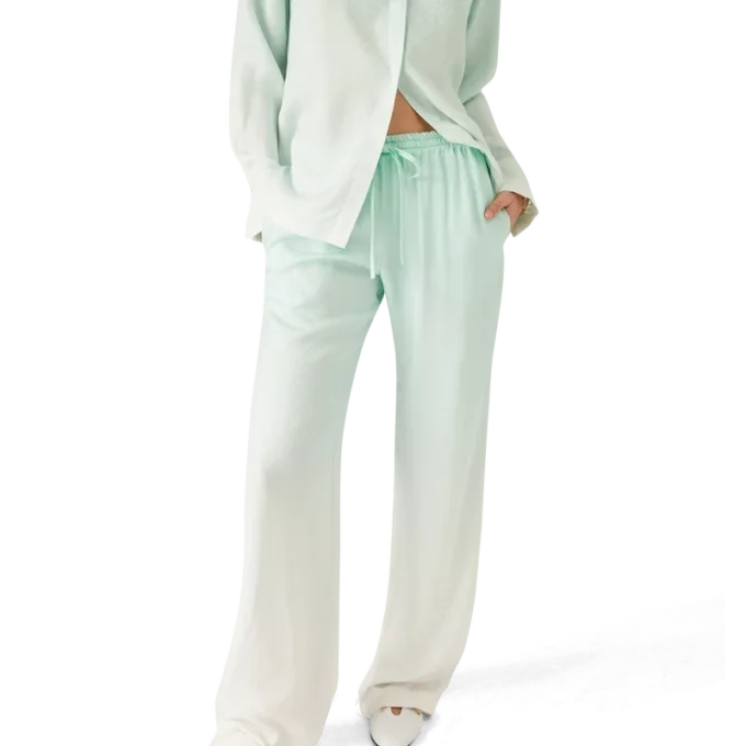 Byxor i jacquardtyg med gradientmonogram