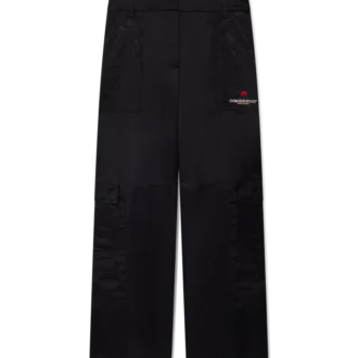 Cargobyxor i nylon och satin med bergskamouflage