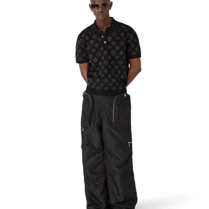 Cargobyxor i nylonjacquard