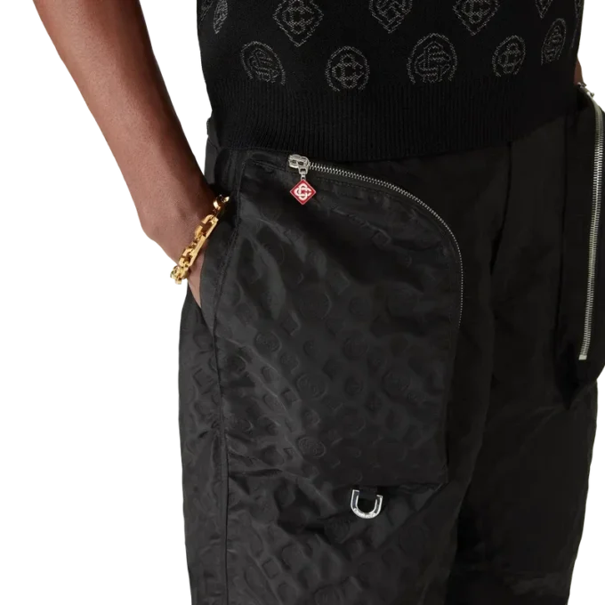 Cargobyxor i nylonjacquard