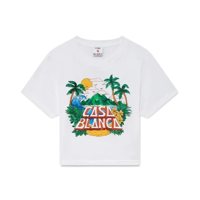 Casa Beach Wave kort T-shirt