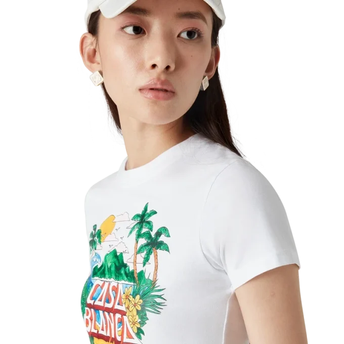 Casa Beach Wave kort T-shirt