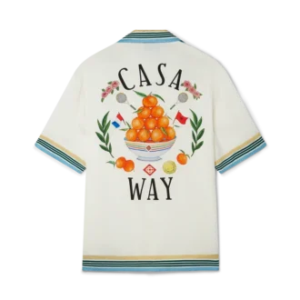 Casa Way kortärmad silkesskjorta