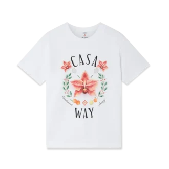 Casa Way Orchid Logo kortärmad T-shirt