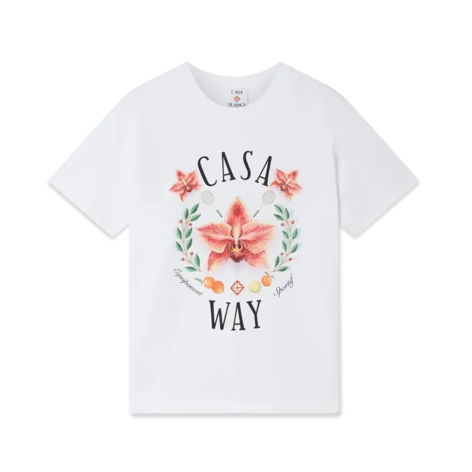 Casa Way Orchid Logo kortärmad T-shirt